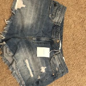 Women’s plus kancan Jean shorts
